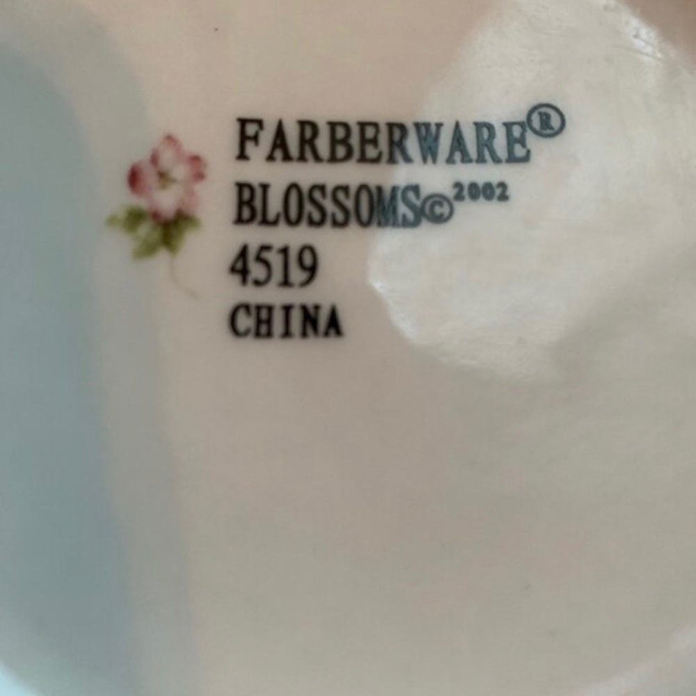 Farberware Blossoms Creamer Sugar Set - Picture 7 of 10